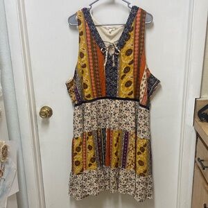 Maurices Multicolor Bohemian Dress